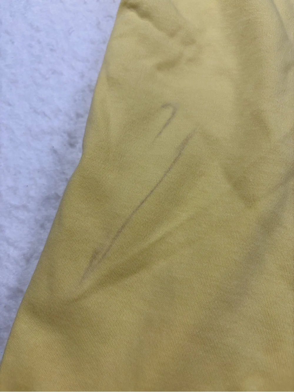 U.S. Polo Assn. Pale Yellow Short-Sleeve‎ Polo with Navy Logo